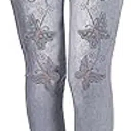 trusha dresses Cotton Lycra Stretchable Jegging Happy Day with Stone Work-picture-48