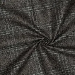 Qashida Tweed Wool Blazer Fabric for Men | Premium Checked Woollen Suiting Material | 2 Meter Cut for Blazers, Kotis & Waistcoats | 58 Inch Width | Brown, Grey Checks-picture-33