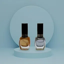 Luxury Metallic Nail Polish Set, Gold and Silver Colors, Professional Grade, Pack for 2 |Women and | Girls | Gen-Z |-picture-42