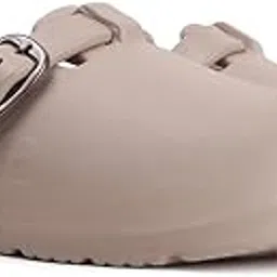 carlton london Women Comfort Clog with Statement Buckle image 1