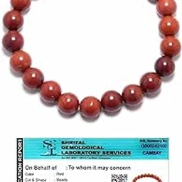 shivamagate Red Jasper Crystal Bracelet 8mm Women Men Lucky Calm Anxiety Positivity Gifts Bracelet-picture-29