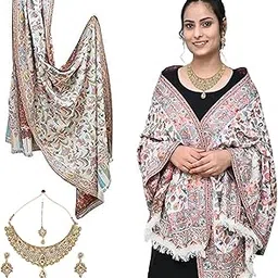 Full Printed Warm Shawls For Mother And Women Winter Use-image-80