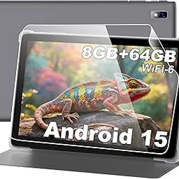 Tablet, 10.1" Android Tablets, 8GB RAM, 64GB ROM, 1TB Expansion, 1280x800 IPS HD Touchscreen, 5000mAh Battery, Wi-Fi 6, Bluetooth 5.2, Dual Camera, Metal Body-picture-12