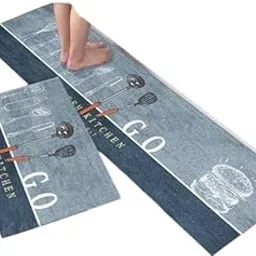 2pcs Cotton Kitchen Mats for Floor Waterproof, Kitchen Runner Carpet for Floor, Rug for Kitchen|SL_48-picture-15