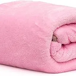SIDLY PIDLY Soft Kids Winter AC Blanket Baby Wrapper Single Large Baby Blanket for Kids 132 X 102 CM Solid Lightweight (SP-Cuddle-Pink)-picture-10