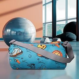 nivia Multi-Coloured Gym Bag, 13 LTR Duffle Bag, Fitness & Sports Bag, Carry Gym Accessories, Unisex Gym Bag-picture-24