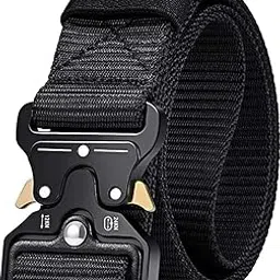 simpl living Synthetic Tactical Quick Release Automatic/Push Buckle Nylon Fabric Belt For Men-picture-38