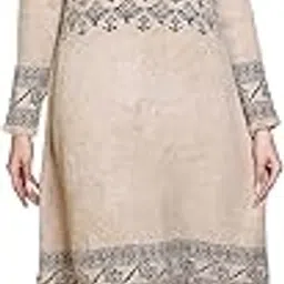 grand line Women's Acrylic Woolen Winter Wear Warm Stylish Regular Fit Woolen Kurta for Women |-picture-29