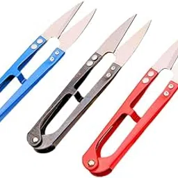 U Shaped Sewing Thread Cutter for Embroidery, Aari & Tailoring (Pack of 3) | Metal Snips Tool for Seam Ripping & Craft Thread Cutting-image-92
