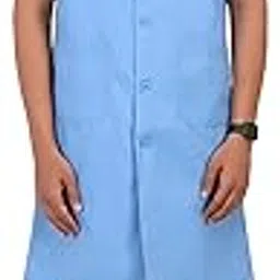 Doctor's Apron Lab Coat Half Sleeves Long-image-92