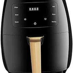 Enakshi (Label) Creations Air Fryer 4.5L Quick Easy Meals Non Slip Handle Portable for Household Party Black|Home Decor|Figurines-image-10