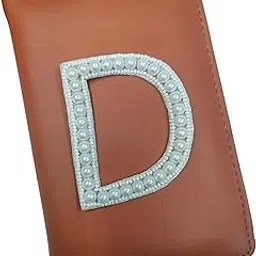 Cmhowlitte Personalized Passport Cover | Customized Travel Accessories Organizer with Name Initials| for Men & Women | Leather Passport Holder | Unisex Handcrafted Gift | Brown | Pack of 1 (D)-picture-49