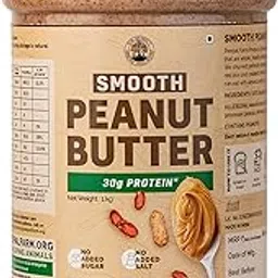 Peepal Farm Products Smooth Peanut Butter|100% Natural|Unsweetened |Protein Packed|Gluten-Free|Vegan |Sugar-Free|Zero Preservatives|1Kg-picture-17