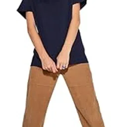 bewakoof Women's Solid Relaxed Fit T-Shirt image 1