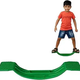 GISCO Balance Board, Wobble Balance Board, Swing Board, Seesaw Children�s Toys Sports Training Kids Toy Indoor/Outdoor | Made Of Durable & Safe Plastic | (Green)-picture-13