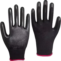 VISTORA Work Garden Gloves Comfortable 2 Pieces for Rose Pruning Thorn Women and Men Black-image-56