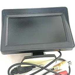 4.3-inch LCD Car Monitor Display Screen with AV Input Cable, Black-picture-14