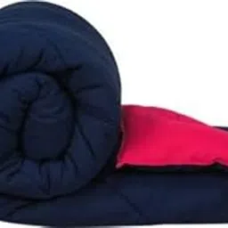 LOVEKUSH Microfiber 200 GSM Reversible Double Bed Comforter Duvet Quilt for Summers Winters Blankets (Ocean Blue & Pink_230x254Cm)-picture-40