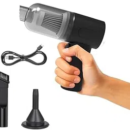 3 in 1 Portable Car Vacuum Cleaner with Blower | USB Rechargeable Wireless Handheld Car Vacuum Cleaner Traveling, Camping Reusable,Portable,Rechargeable (1)-picture-35