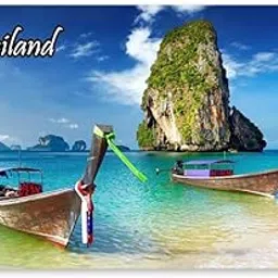 EVERCAREGIFTS Thailand Phi Phi Island Tourism Souvenir Thailand Fridge Magnet Foreign Country Refrigerator Magnet Birthday Gifts for Tourist World Tourism Souvenir Fridge Magnet Home Decoration-picture-12
