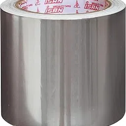 ISAN® Aluminium Foil Self Adhesive Tape 96mm (4" Approx) Width, Length 20 Meters (1 pc.),High Temperature Tape - Perfect for HVAC, Sealing & Patching, Hot & Cold Air Ducts, Metal Repair-picture-20
