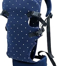 My Giraffe - Skippy - 4 in 1 Baby Carrier with Extra Head Support & Waistband - 3.5 kgs to 20 kgs - 4 Carry postions. (Navy Dot)-picture-25