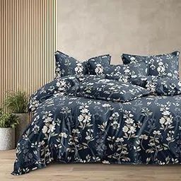 RRC Super Soft Microfiber Cotton Double Duvet Cover/Comforter Cover/Rajai Cover/Blanket Cover/Quilt Cover King Size 90X 100(Inches) with Zipper with Four Corner Ties-image-10