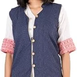 jalpaibon Cotton Traditional Ethnic Wear Handmade Jacket for Womens/Girl's-picture-49
