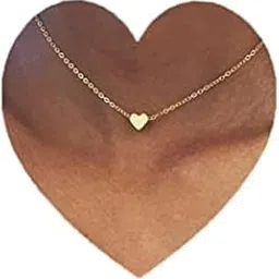 shegirl Heart Choker Necklace Delicate Love Necklace Gold Pendant Necklace for Women and Girls-picture-49
