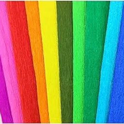 ArtZON Crepe Paper Set of 10 Color 25Cm X 100Cm for DIY Flower Makin 10 Sheets-picture-51