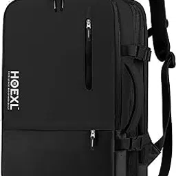 hoexl 42L Expandable Laptop Backpack- Premium Laptop Backpacks for Men, Women for Travel, School, College - Tech Bag with USB,17 inch Laptop Bags, Multipurpose Smart Bag-picture-10
