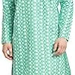 sojanya (Since 1958 Men's Silk Blend Rama Green Embroidered Kurta & White Churidar Pyjama Set,size: 36-picture-29