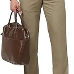 van heusen Mid Rise Solid Formal Trouser for Men|Slim Fit |Plain Formal Pants |Flexible Waistband |Stretchable Pants |-picture-19