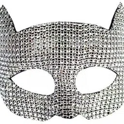 styleheaven 3xCat Mask Cosplay Props Half Face Mask for Prom Nightclub Animal Themed Party Silver-picture-34