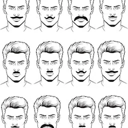 BookMyCostume Stick-On Moustache Set – 12 Pieces with 6 Unique Styles | Self-Adhesive Fake Mustaches for Kids & Adults | Theme Party, Fancy Dress, Fun Props-picture-43