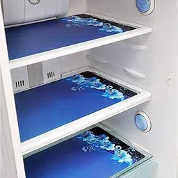 Unique Productions Multipurpose Reversible PVC Refrigerator Drawer Mat Set of 6 Pcs (12 X 17-inches, Green)-picture-14