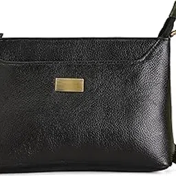 Green Hide Ziva Zest Pure Leather Ladies Sling Bag Stylish Design Medium Standard Size Shoulder Crossbody Chest Travel One Side Long with Adjustable Strap Purse Handbag for Youth girls Women-picture-37