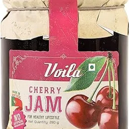 Voila Cherry Fruit Jam 280g (No Artificial Preservatives, Color or Chemical) Taste of Portugal | 100% Natural & Hand Picked Fruit-picture-23