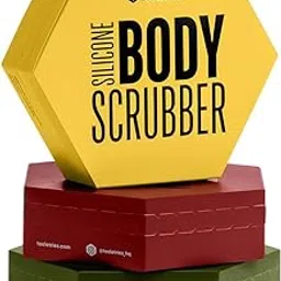 Tooletries – Silicone Body Scrubber for Men - 100% Silicone Scrubber for Deep Cleaning & Exfoliating Your Skin - Long Lasting, More hygienic Than loofah (3 Pack)-picture-26