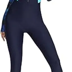 sthxyfaith Women Full Body Swimwear Sport Skins Long Sleeve One Piece Front Zipper Diving Wetsuit for Surfing Swimming-picture-40