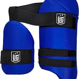 UG Ultimate Goal Cricket Combo Thigh Pad for Batting | Right Hand | Left Hand (Adult, Blue)-picture-20