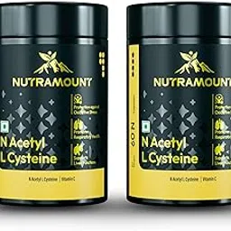 N-Acetyl L-Cysteine with Vitamin C | Immune System & Liver Detox Support | Powerful Antioxidant | 60 Capsules (Pack of 2)-picture-44