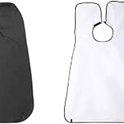 SAVE Beard Apron for Catching Beard Clippings while Trimming or Shaving | Waterproof | Beardo Grooming Bib (White)-picture-26