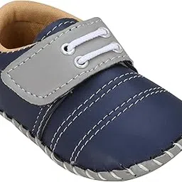 puresole Baby Booties for Boys & Girls - Soft Cotton, Non-Slip Sole, Cozy & Comfortable for Newborns (6 TO 12 MONTHS) image 1