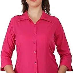 hunoor Formal Women and Girls 3/4 Sleeves Shirts-picture-54