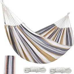 Merishopp Camping Hammock Portable Hanging Camping Bed for Camping Outdoor/Indoor Yard Grey|Sporting Goods | Outdoor Sports | Camping & Hiking | Outdoor Sleeping Gear-image-85