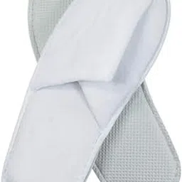 sawshield White Disposable Slippers, Cotton Hotel, Salons, Spa Slippers for Women and Men, Breathable Non-Slip Slippers for Hotel, Guests,Travel/bathroom slippers/slippers for indoor-picture-22