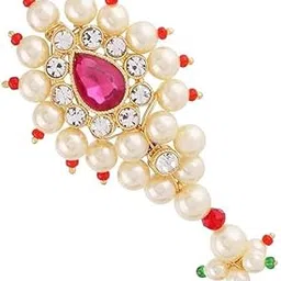 Traditional Maharashtrian Jewellery Nath large Banu Nath Safety Saree Pins Sadi Sari Pallu Dupatta Clip for Women-picture-27