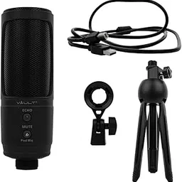 VAULT Pod Mic USB Condenser Podcast Microphone Kit image 1