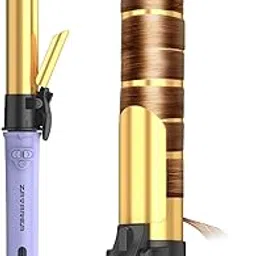 Rotating Curling Iron 1 1/4 Inch, 2024 Upgraded ZAVAREA Automatic Curling Iron with Extra-Long Barrel, Dual Voltage Self Curling Wand 1.25" Hair Curler-picture-50